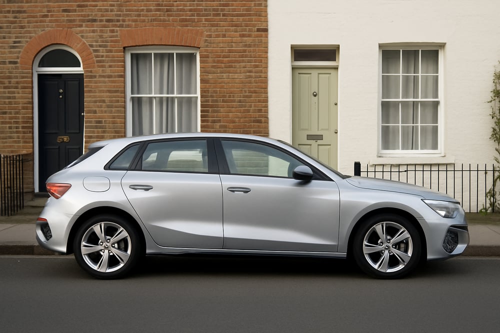 Audi A3 Sportback UK street side view-3