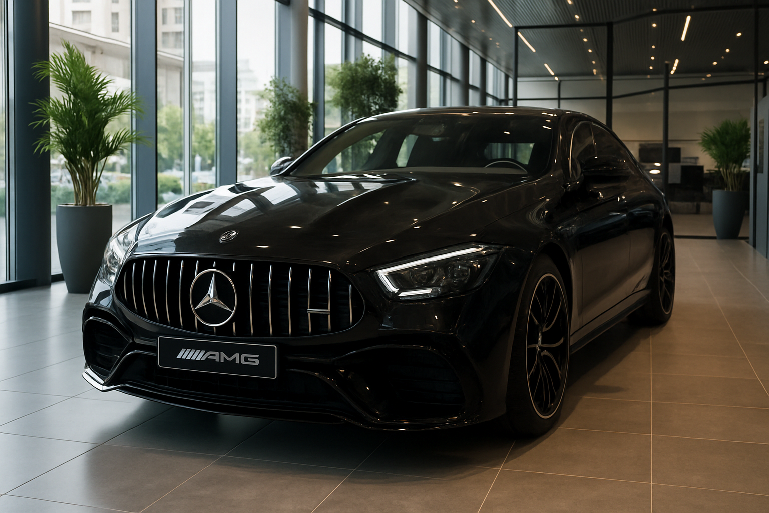 High class image really showingnoff we have lotss of money AMG CAR IN DEALER-1