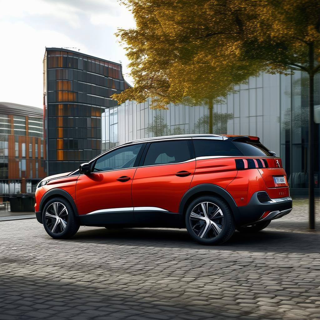 peugeot 3008 side view UK