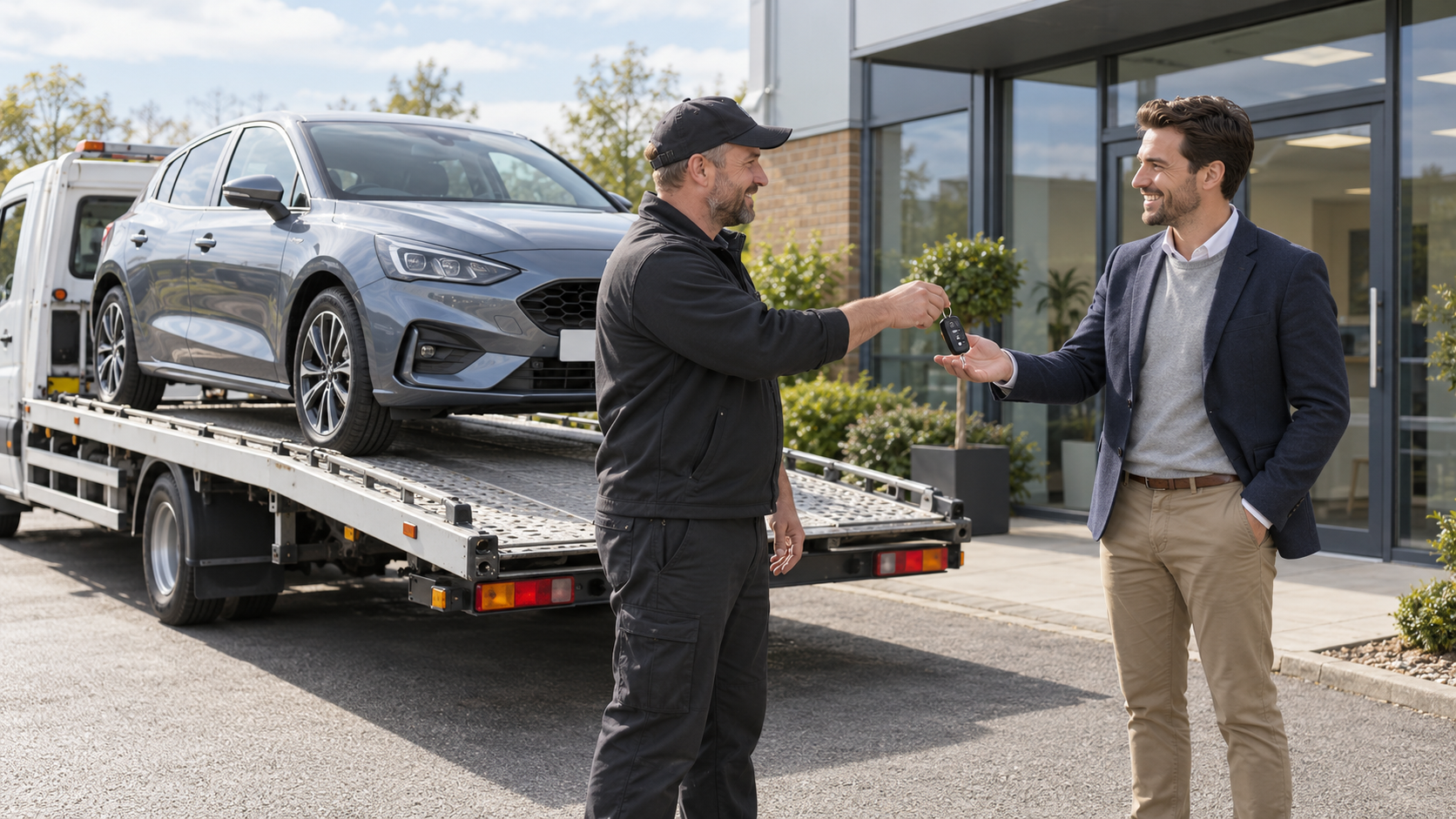 New hatchback handover at the office (1)