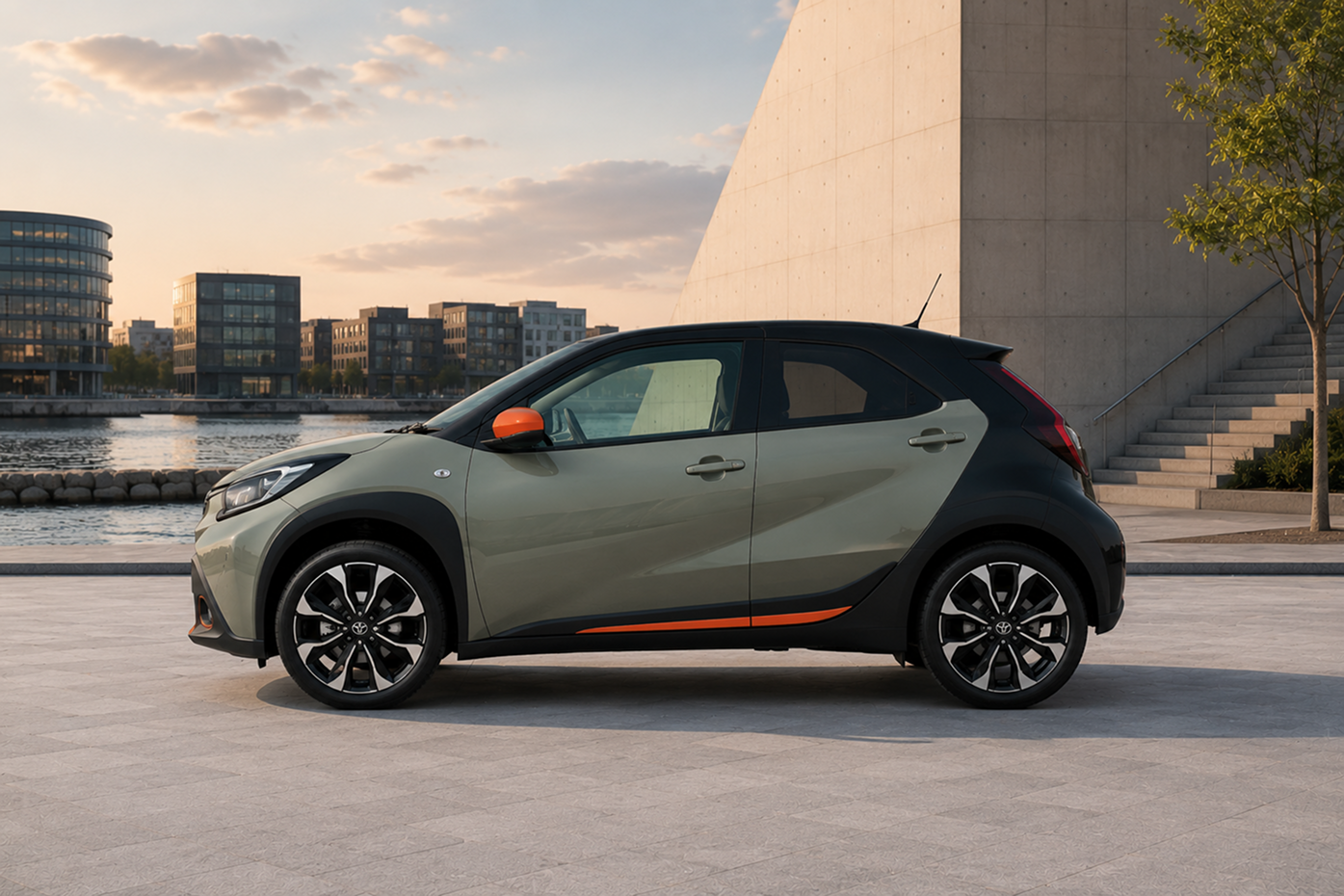 Leasing (Toyota Aygo X) (Side view)